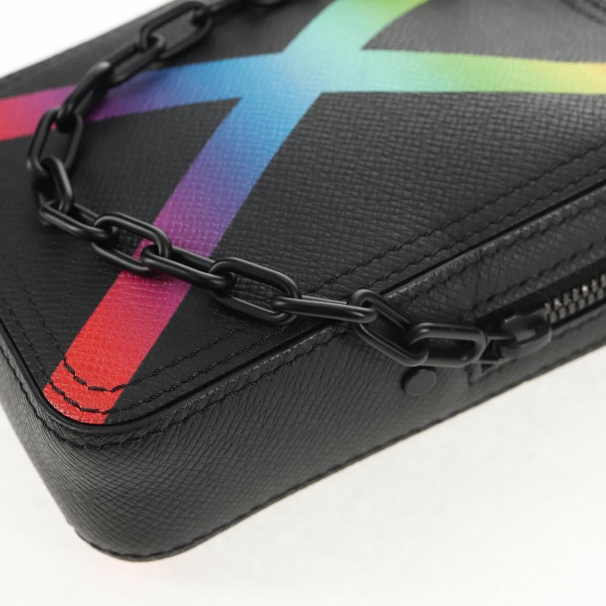 Louis Vuitton Danube Messenger Bag Rainbow Taiga Leather