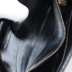 Gucci Vintage Flap Shoulder Bag Leather