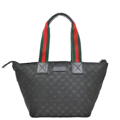 Gucci Web Zip Tote GG Nylon