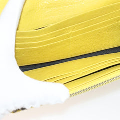 Balenciaga Classic Metallic Edge Money Flap Wallet Leather