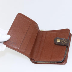 Louis Vuitton Compact Zippe Wallet Monogram Canvas