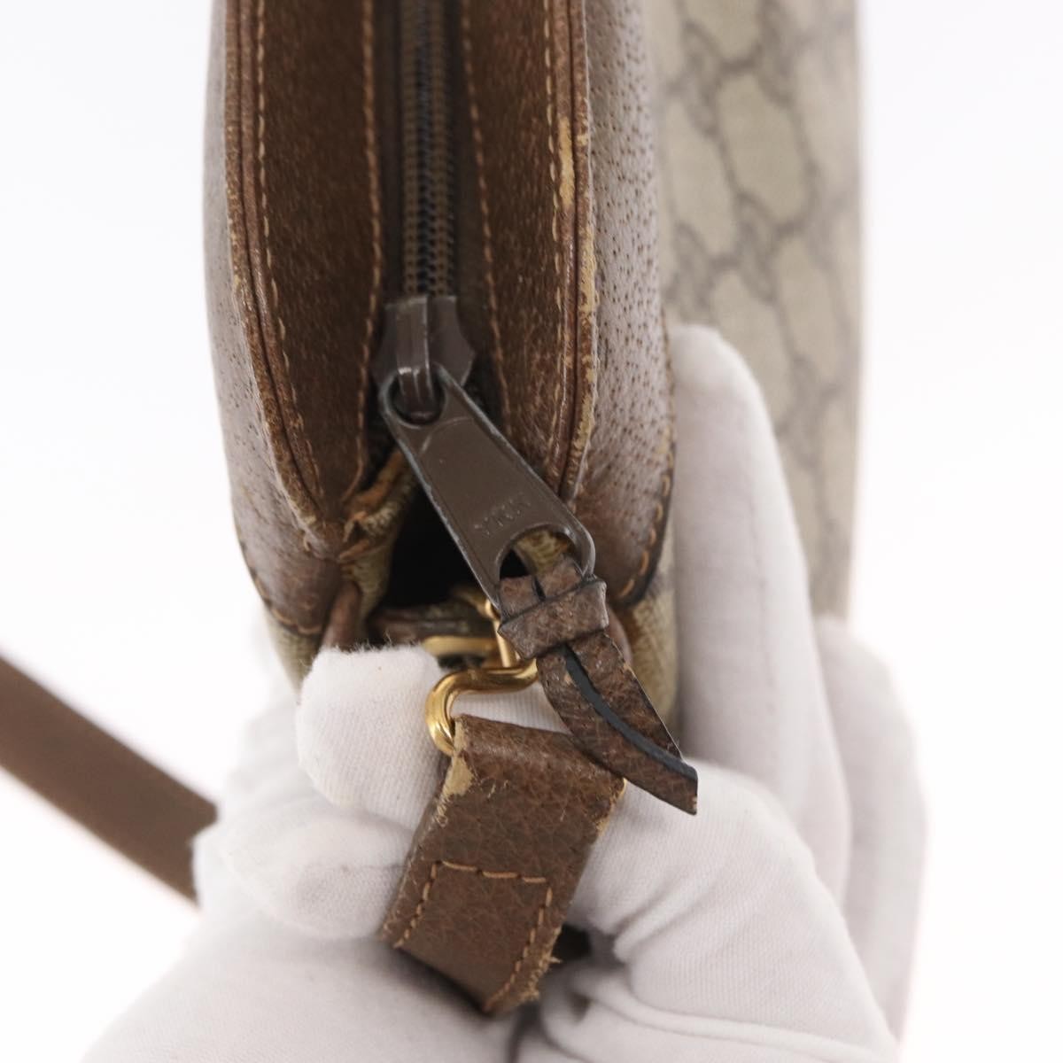 Gucci Vintage Shoulder Bag GG Coated Canvas