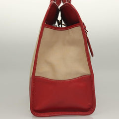 Prada Convertible Tote Canvas and Saffiano Leather