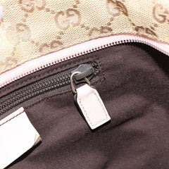 Gucci Web Zip Tote GG Canvas