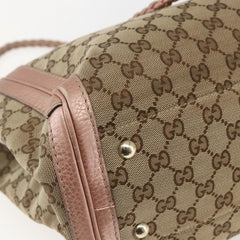 Gucci Bella Tote GG Canvas with Leather