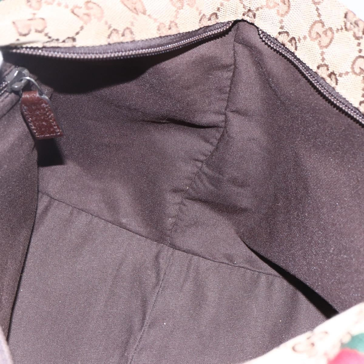 Gucci Web Zip Tote GG Canvas