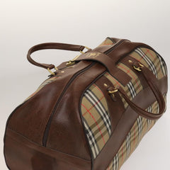 Burberry Nova check boston bag Canvas
