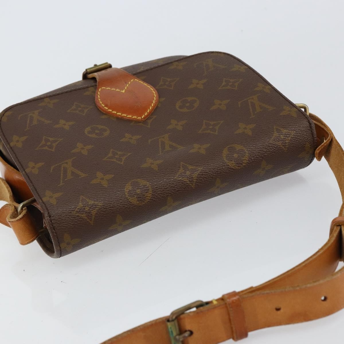 Louis Vuitton Cartouchiere Handbag Monogram Canvas