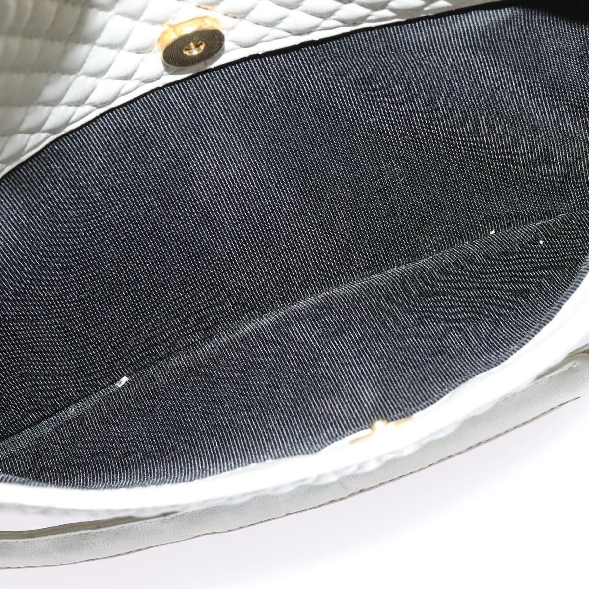 Bally Vintage Chain Shoulder Bag Quilted Leather