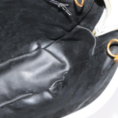 Bally Vintage Chain Shoulder Bag Quilted Leather