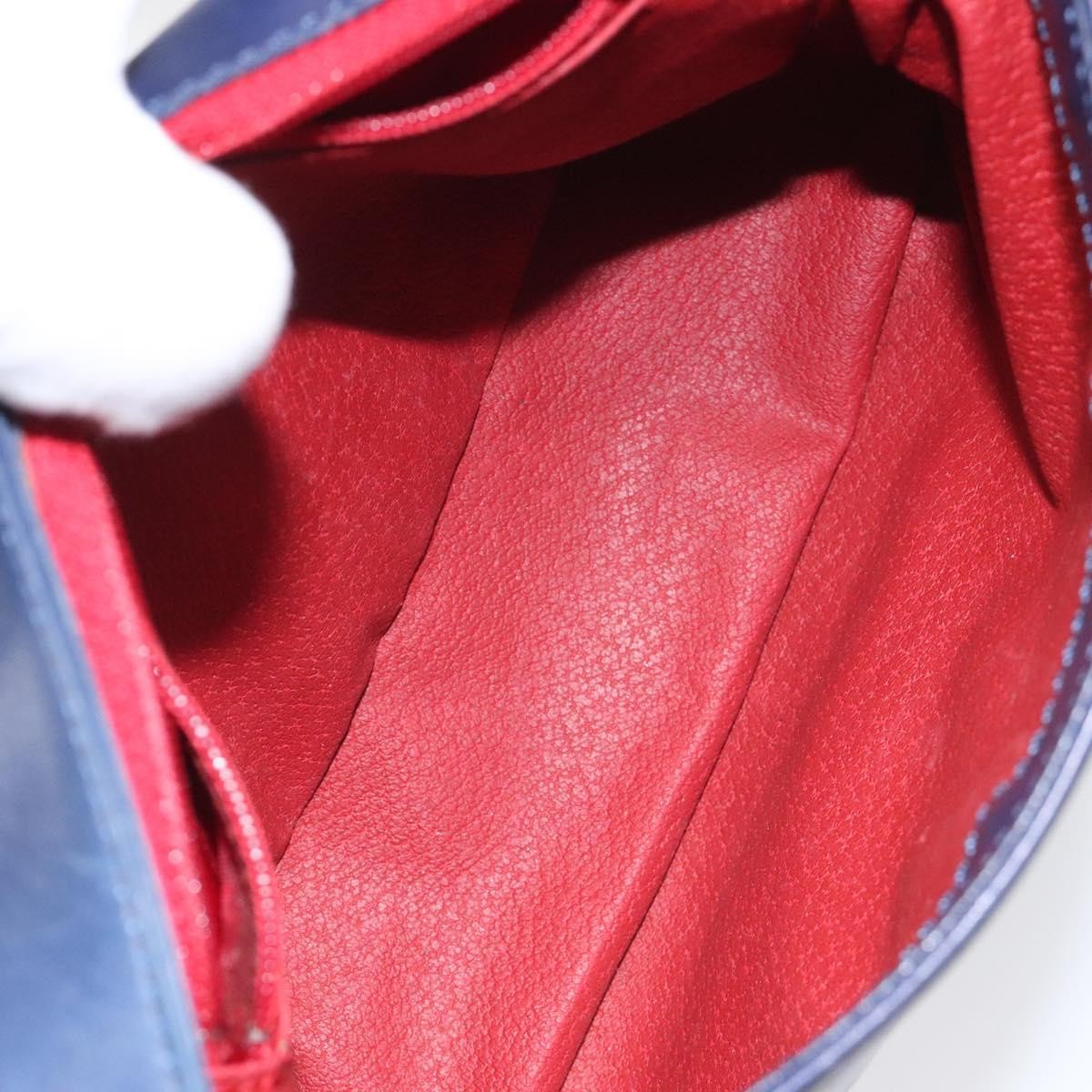 Celine Vintage Circle Logo Crossbody Bag Leather