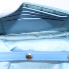 Prada Etiquette Flap Bag Studded Tessuto