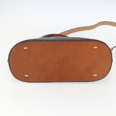 Celine Vintage Macadam Handbag Canvas and Leather