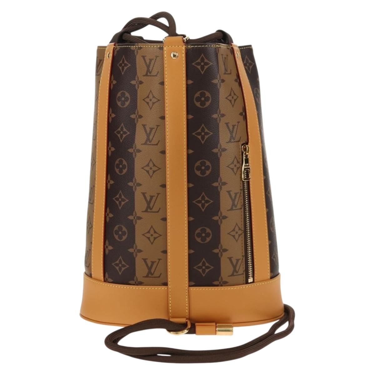Louis Vuitton Nigo Randonnee Backpack Limited Edition Stripes Monogram Canvas