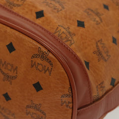 MCM Drawstring Shoulder Bag Leather