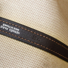 Hermes Garden Party Tote Canvas and Leather