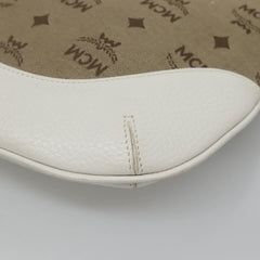 MCM Visetos Handbag Canvas and Leather