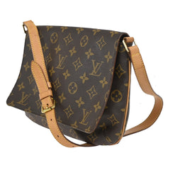 Louis Vuitton Musette Tango Handbag Monogram Canvas