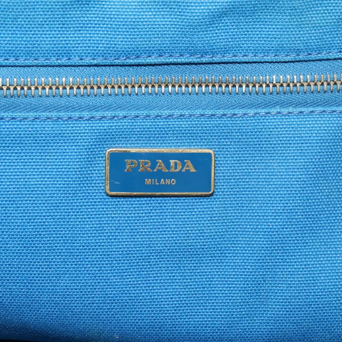 Prada Canapa Convertible Tote Canvas