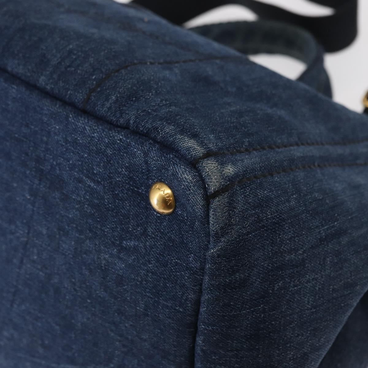 Prada Canapa Open Tote Canvas