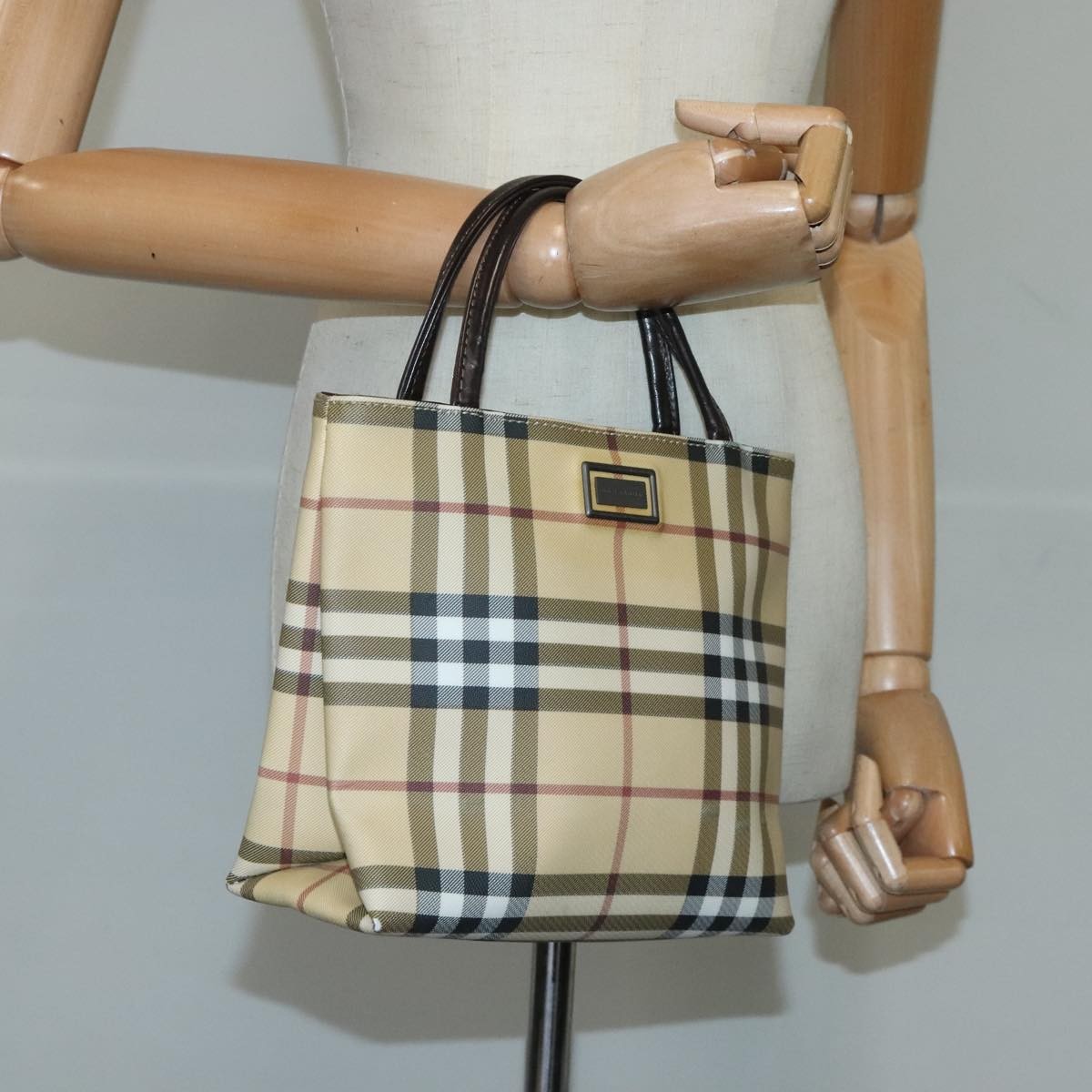 Burberry Nova Check Tote canvas check pattern