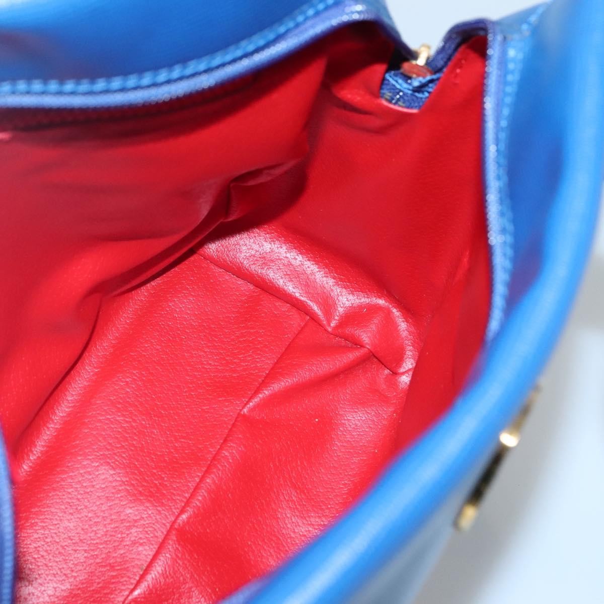 Celine Circle Logo Handbag Leather