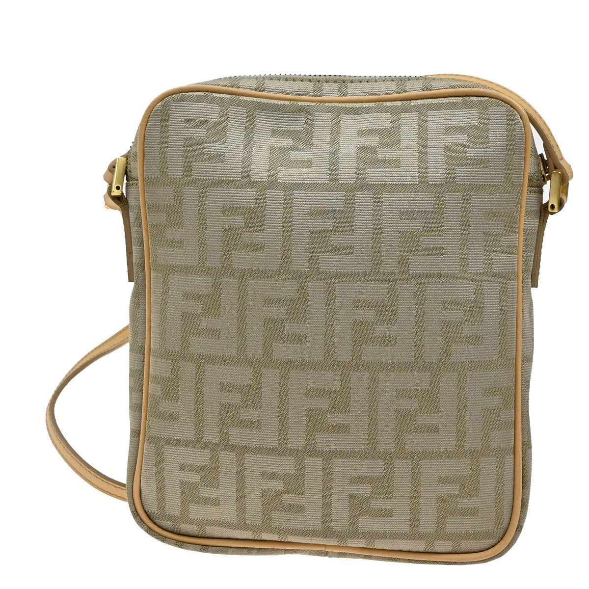 Fendi Logo Zucca Shoulder Bag Zucca
