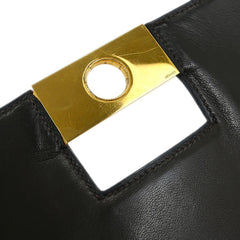 Hermes Vintage Shoulder Bag Embellished Leather