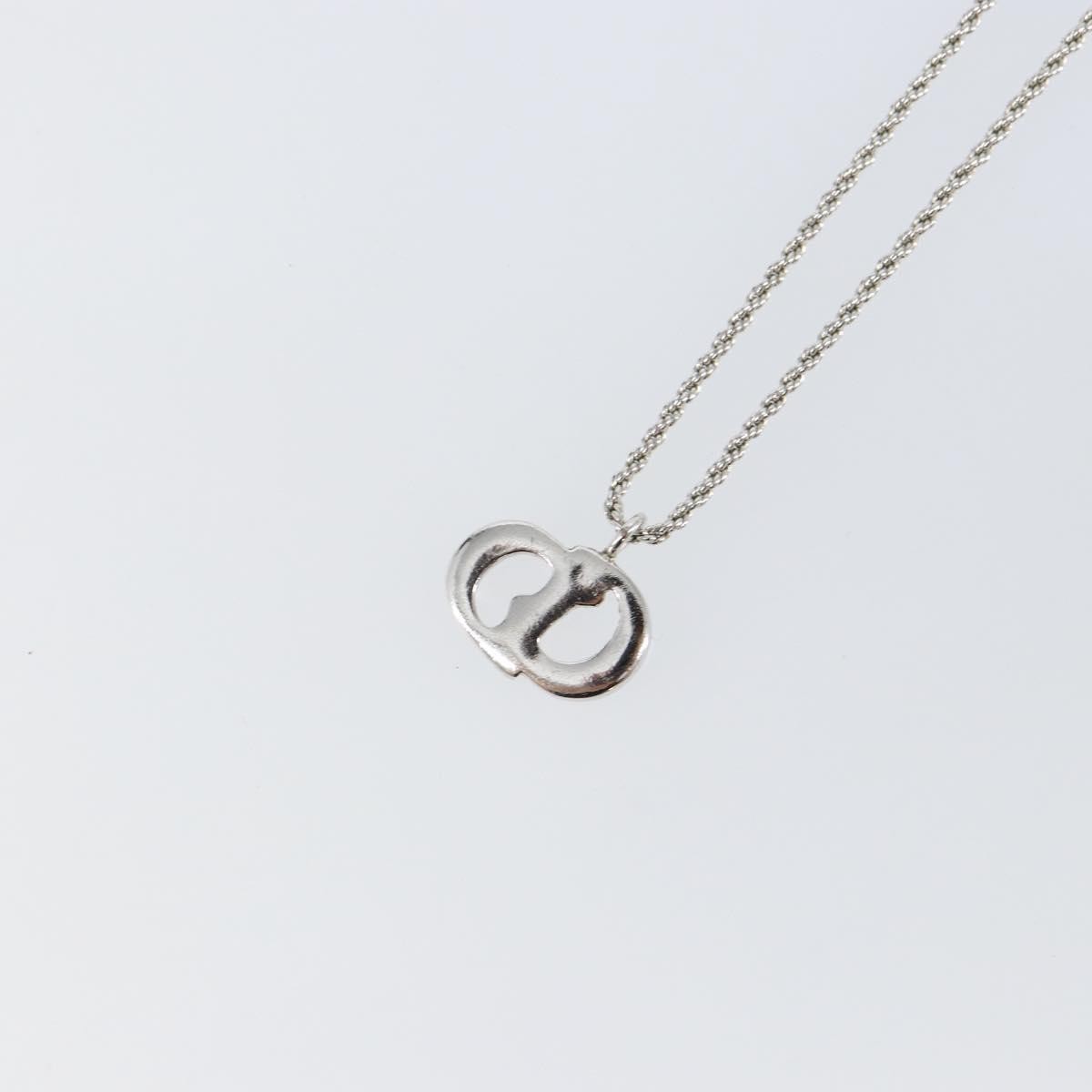 Christian Dior CD Logo necklace Metal