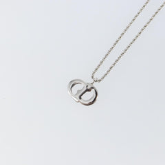 Christian Dior CD Logo necklace Metal