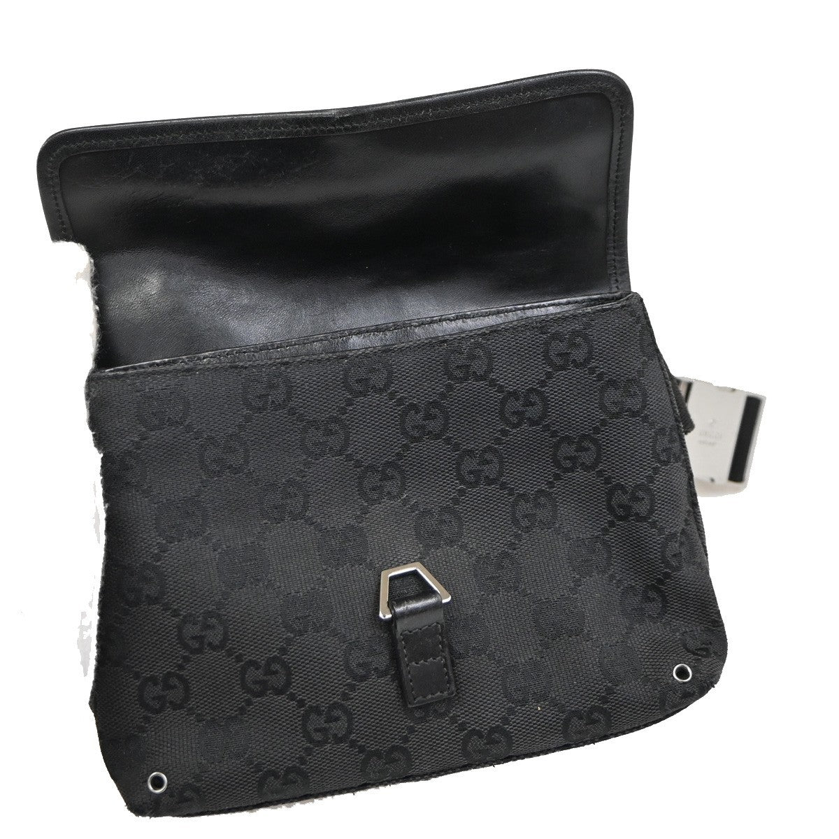 Gucci Vintage Jackie Waist Bag GG Canvas