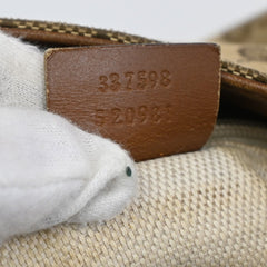 Gucci Web Loop Shoulder Bag GG Canvas