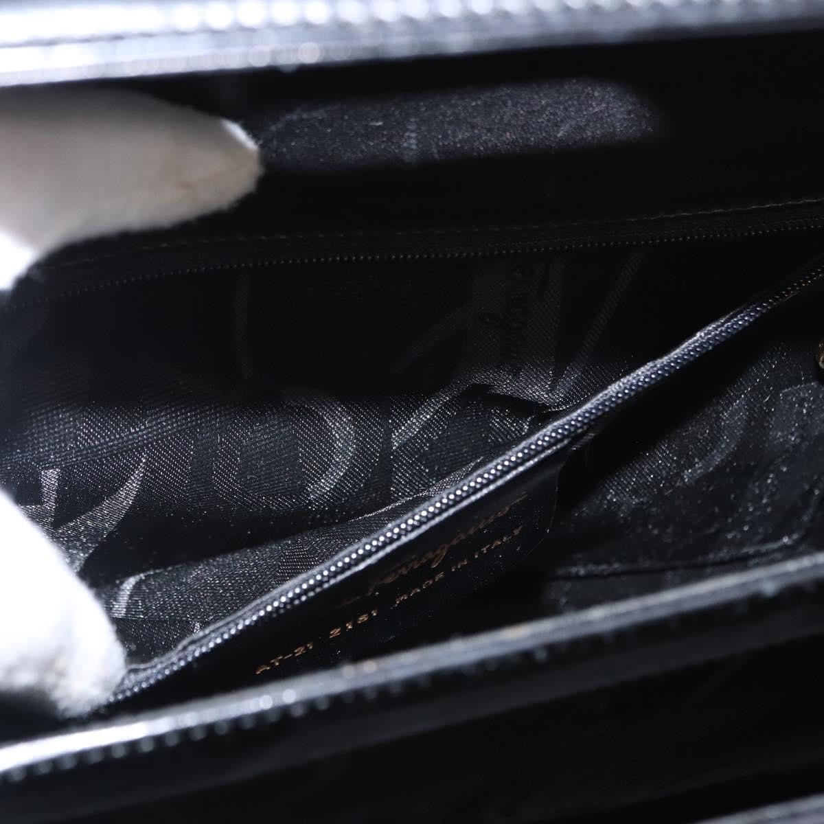 Salvatore Ferragamo Convertible Top Handle Bag Leather