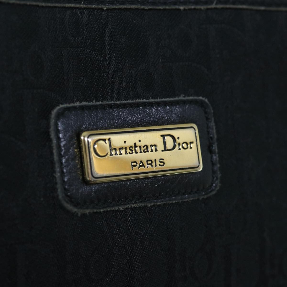Christian Dior Vintage Trotter Pouch Diorissimo Canvas