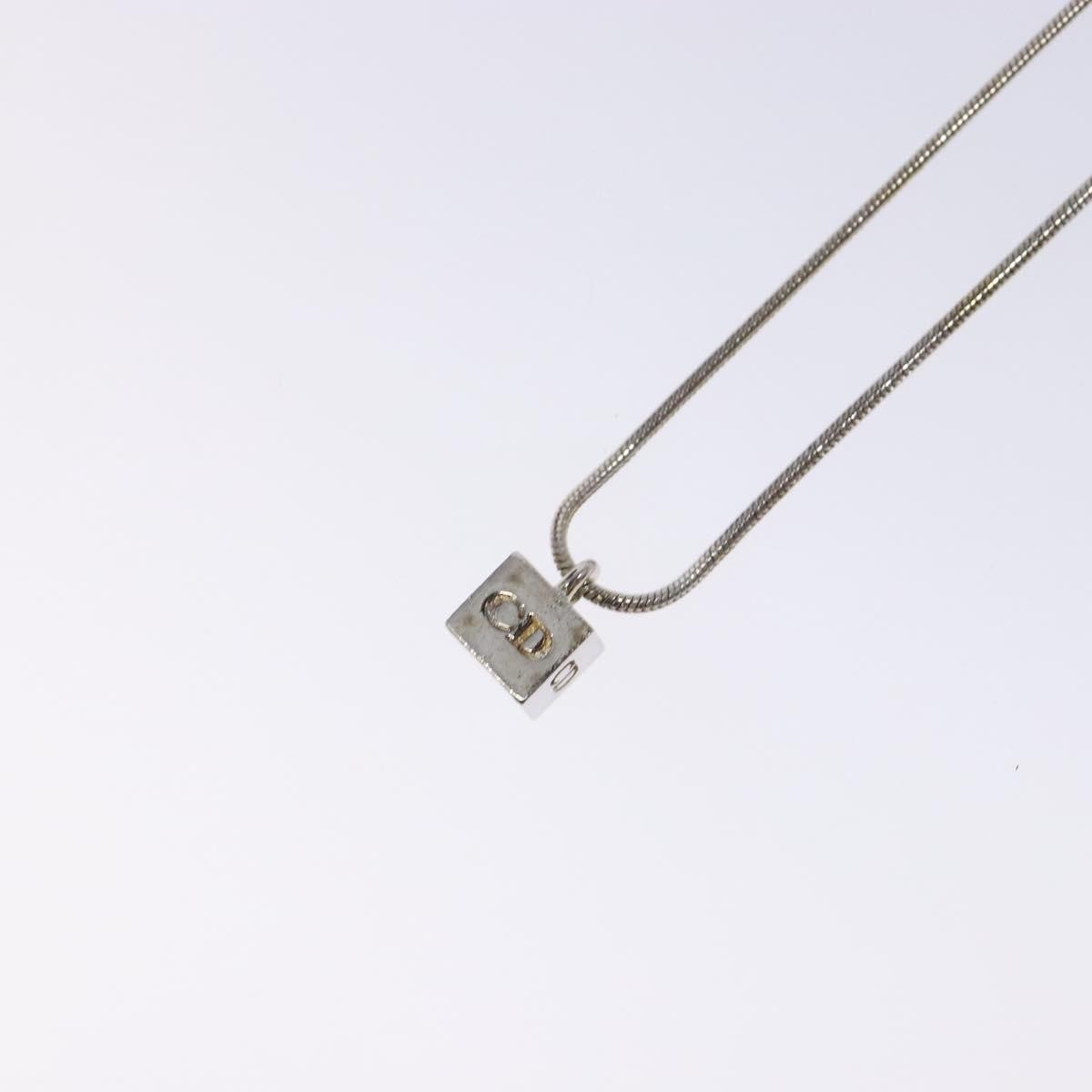 Christian Dior CD Logo necklace Metal
