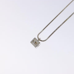 Christian Dior CD Logo necklace Metal