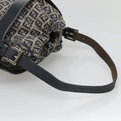 Fendi FF Logo Mon Tresor Bucket Bag Printed Shearling with Leather