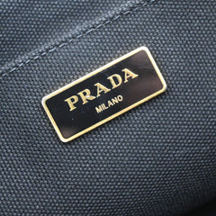 Prada Canapa Convertible Tote Canvas