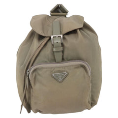 Prada Front Pocket Buckle Backpack Nylon