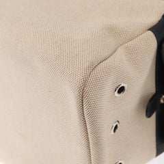 Hermes Sac de Transport pour Chiens Pet Dog Carrier Toile with Leather