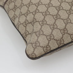 Gucci Zip Top Messenger Bag GG Coated Canvas
