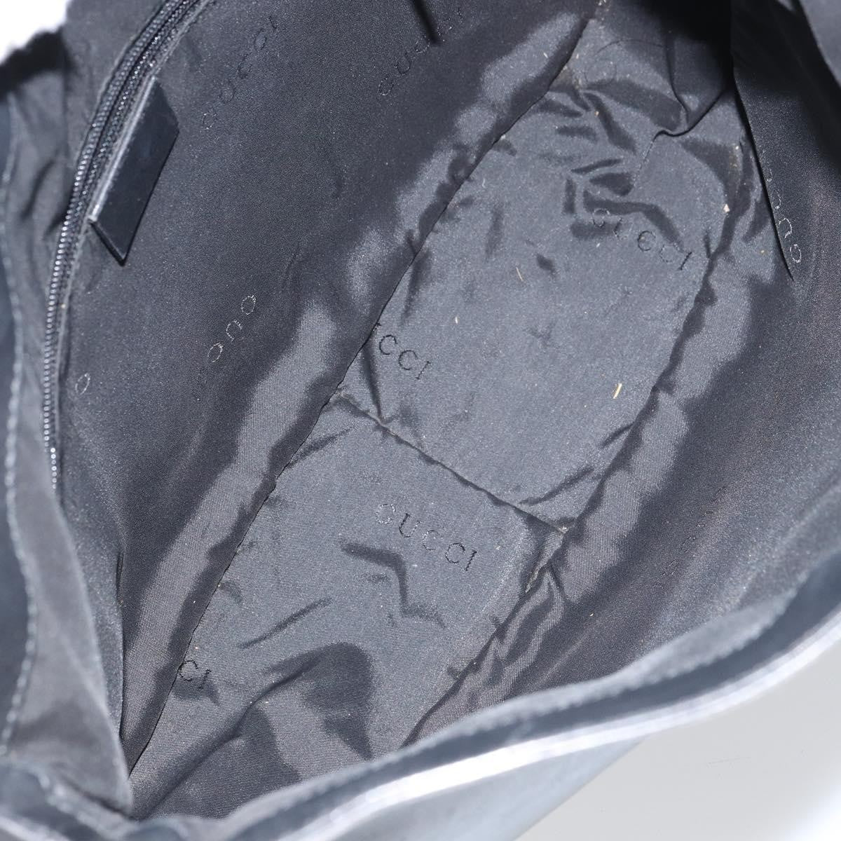 Gucci Vintage Bamboo Handle Open Hobo Leather