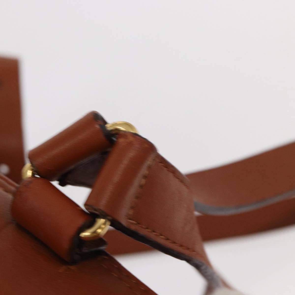 Gucci Vintage Bamboo Backpack Leather