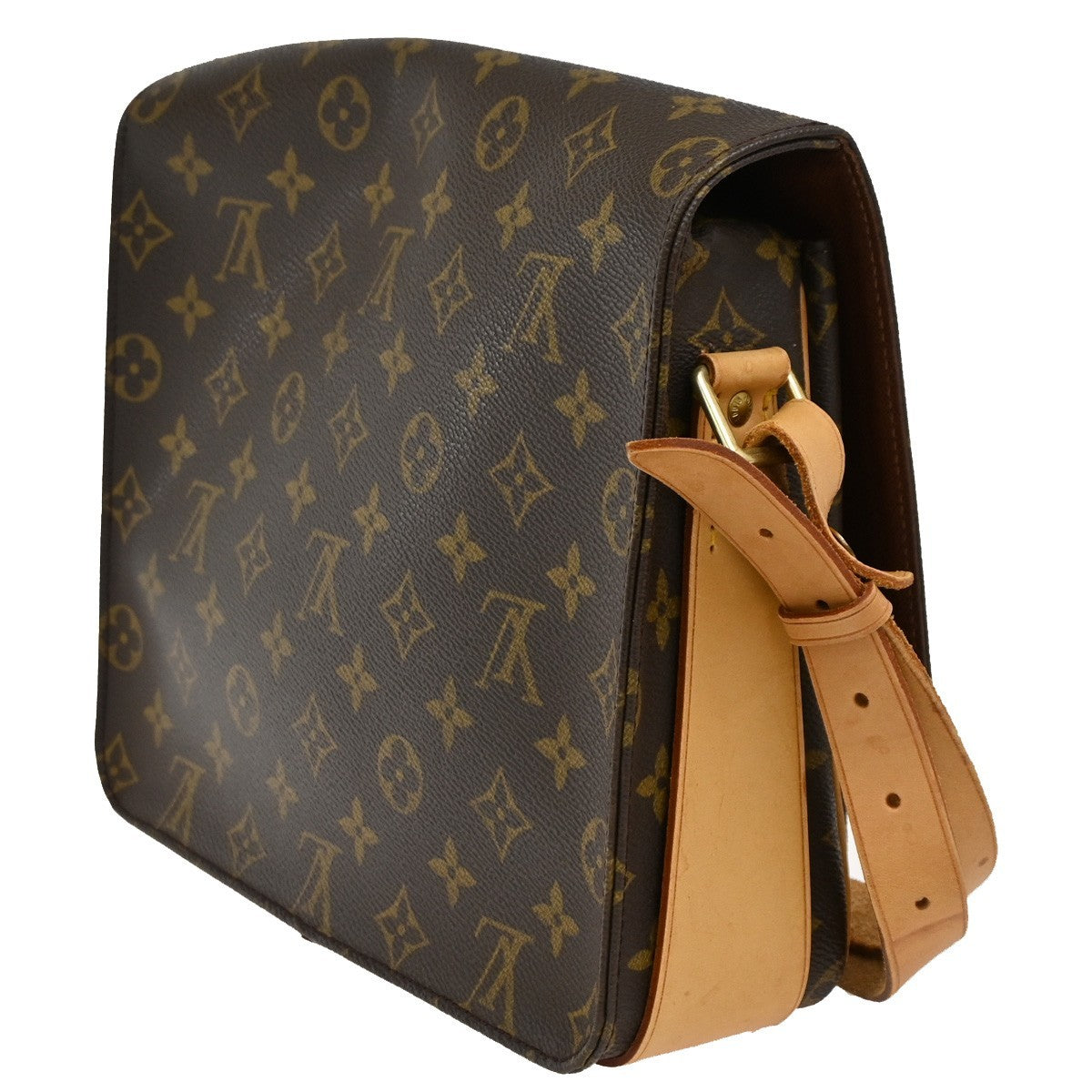 Louis Vuitton Cartouchiere Handbag Monogram Canvas