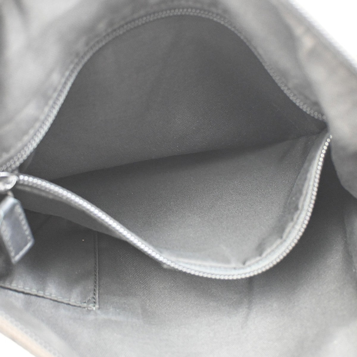 Gucci Zip Messenger GG Canvas with Perforated Leather