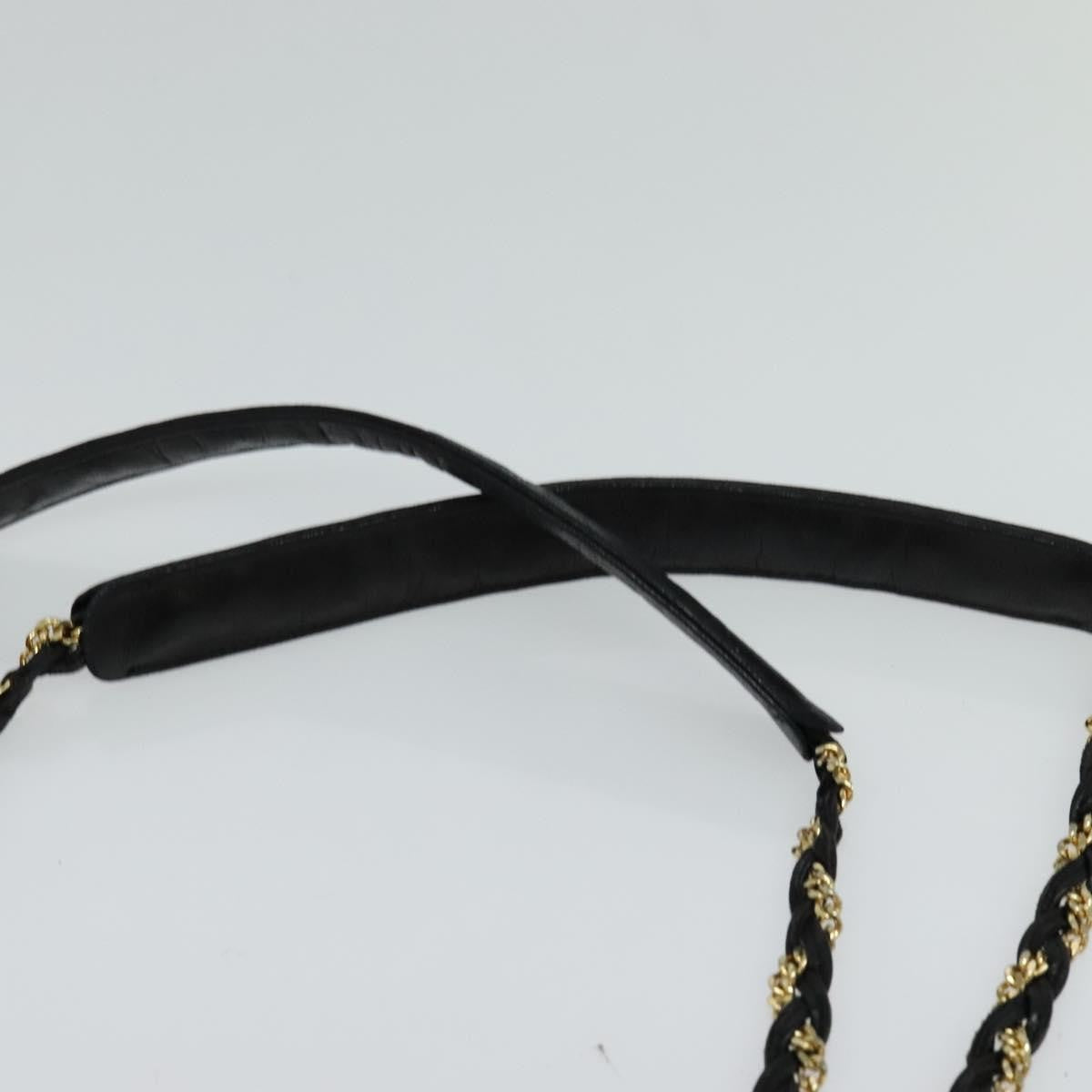 Bally Vintage Chain Shoulder Bag Quilted Leather