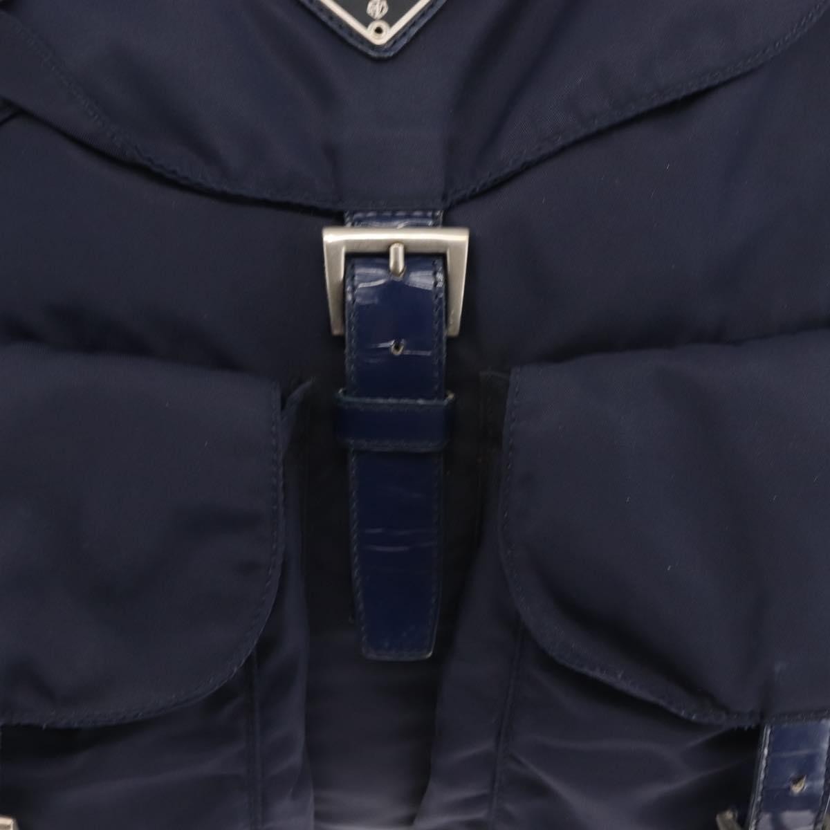 Prada Double Front Pocket Backpack Tessuto