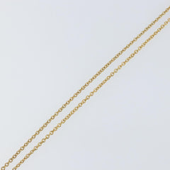 Christian Dior D logo Pendant Necklace Metal