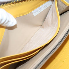 Bottega Veneta Intrecciato Long Zip  Wallet Leather