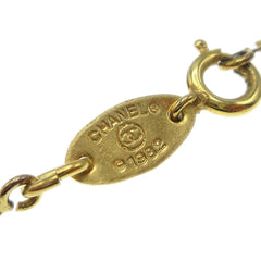 Chanel CC Pendant Necklace Metal